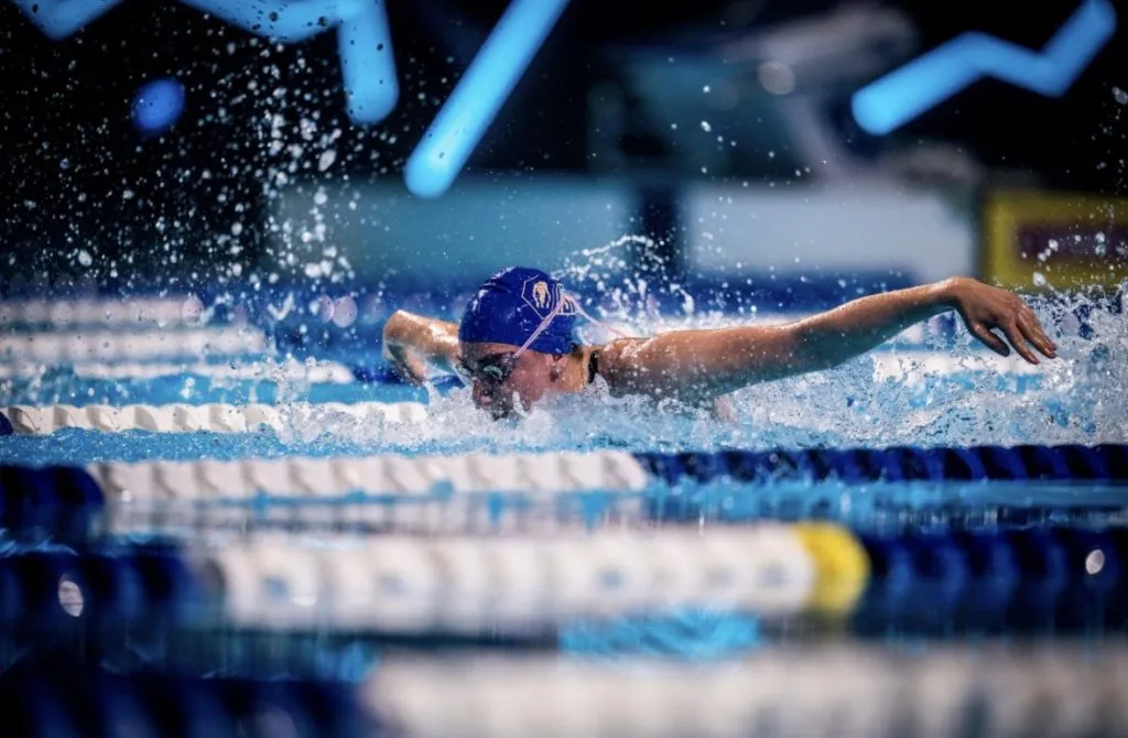 A swimmer training with SwimTec in Orlando